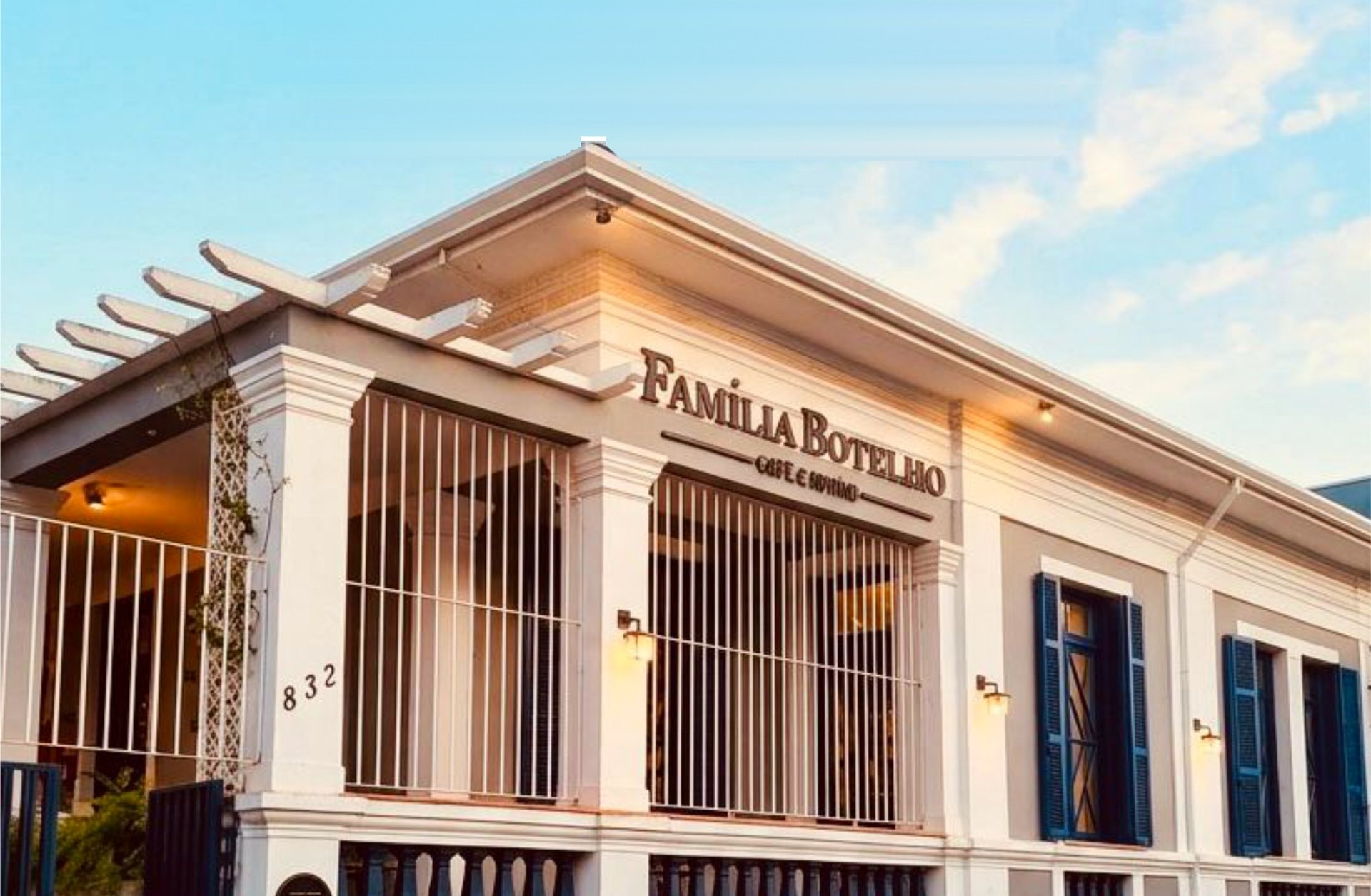 Fachada da casa da Família Botelho em Mogi Mirim
